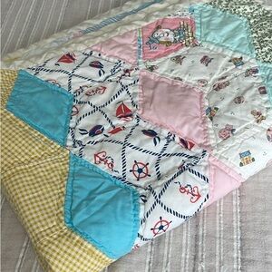 Vintage baby quilt